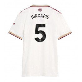 Arsenal Piero Hincapie #5 Derde tenue Dames 2025-26 Korte Mouw